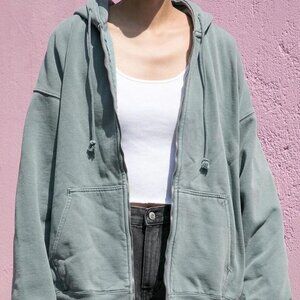 Brandy Melville Zip Up Christy Hoodie